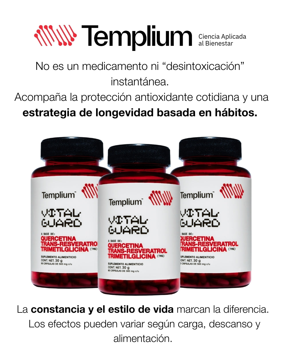 VITAL GUARD (Quercetina, TMG, Trans-Resveratrol)