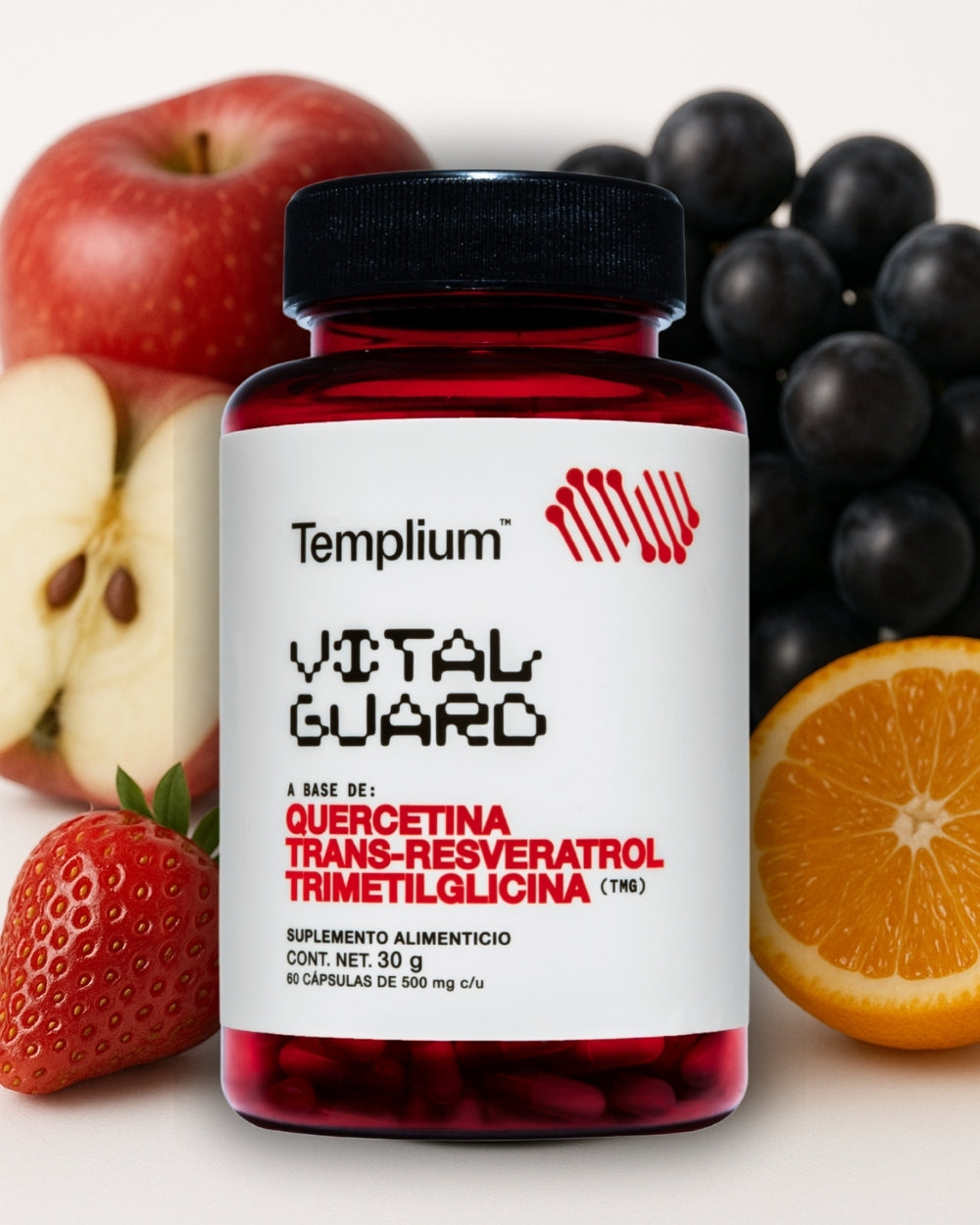 VITAL GUARD (Quercetina, TMG, Trans-Resveratrol)