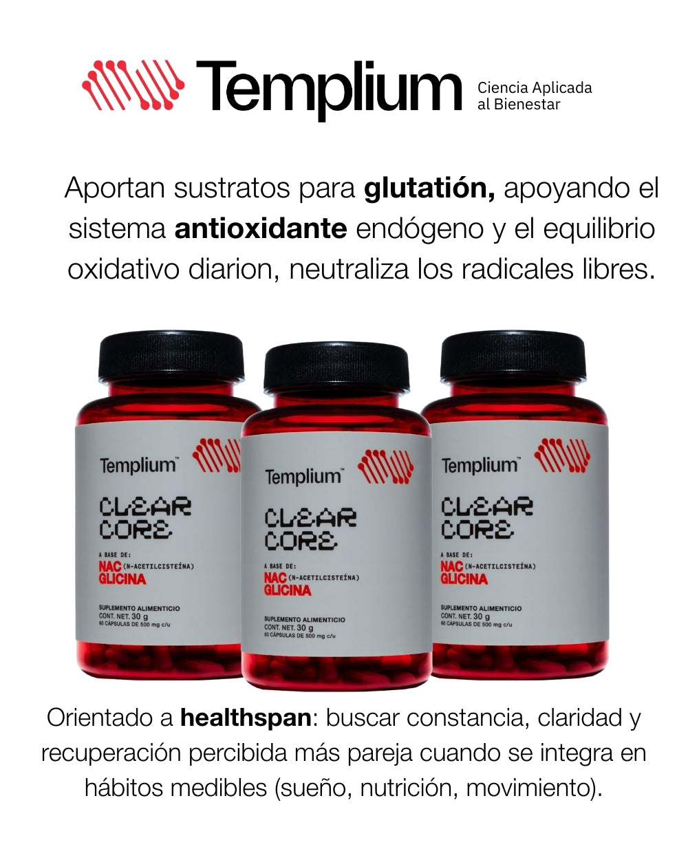 CLEAR CORE (NAC y Glicina)