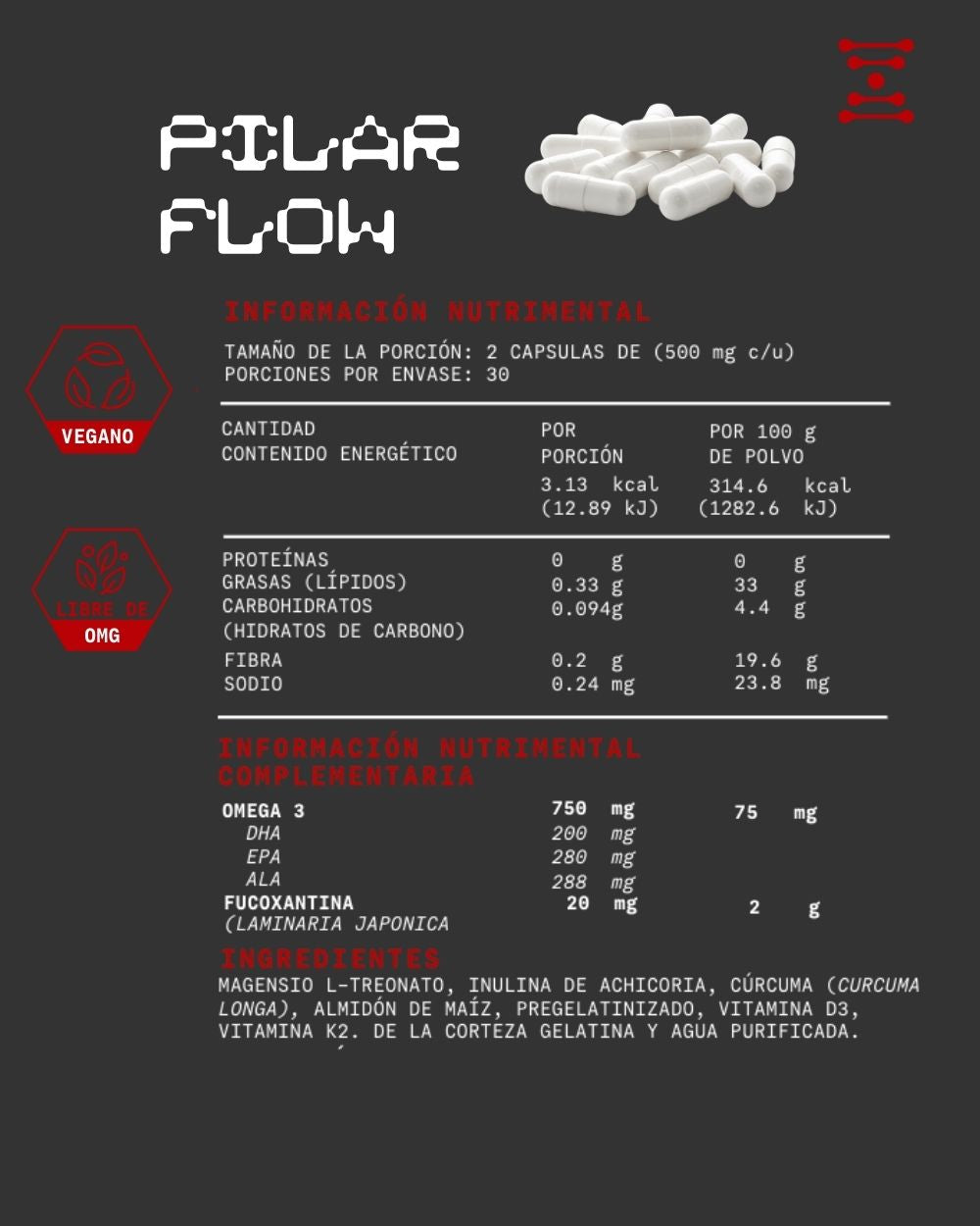 OCEAN SHIELD (Omega-3 y Fucoxantina)