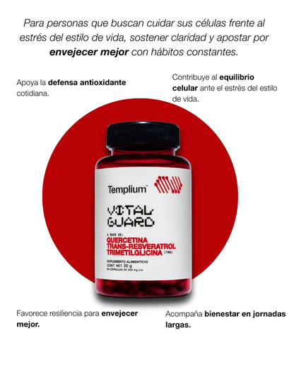 VITAL GUARD (Quercetina, TMG, Trans-Resveratrol)