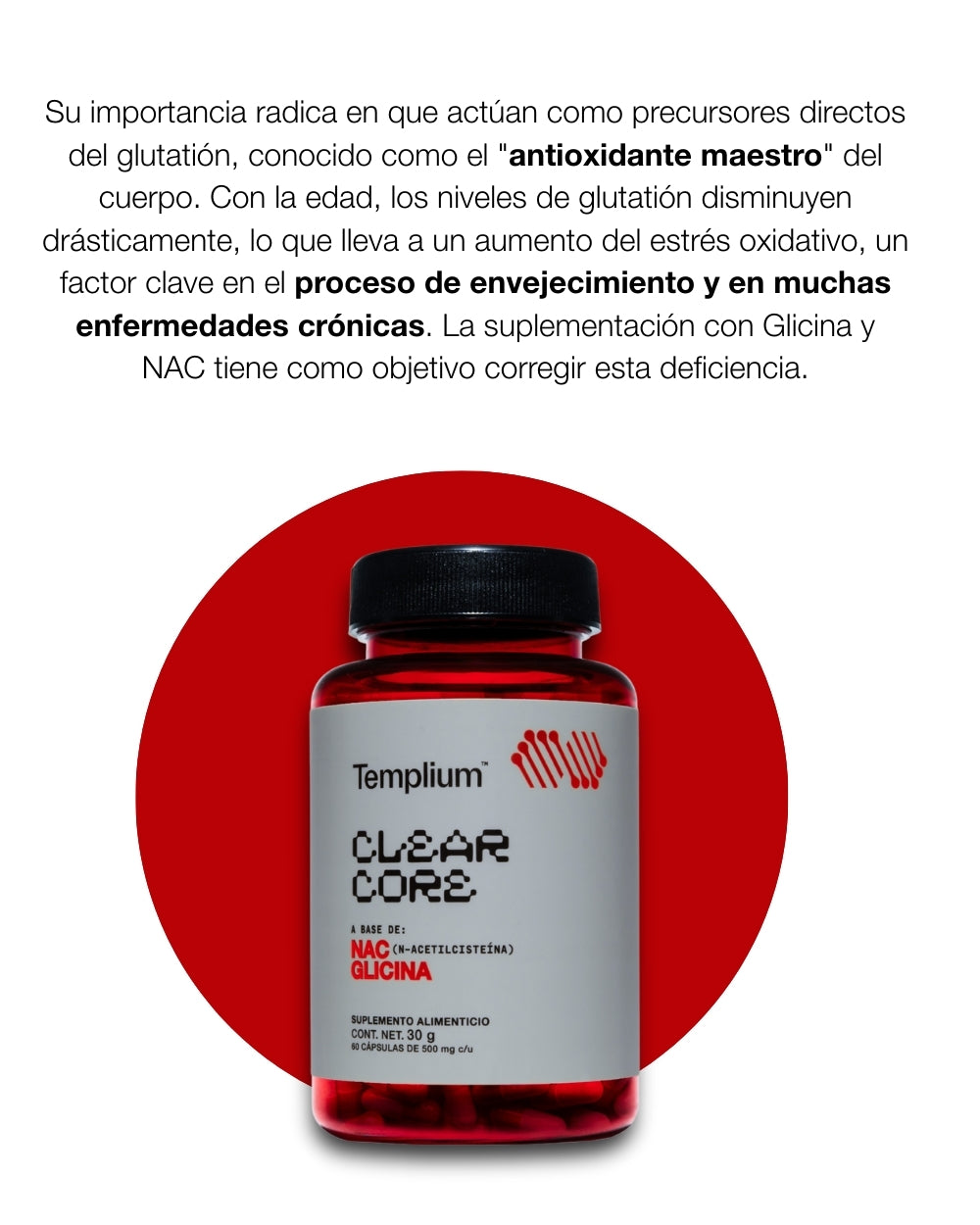 CLEAR CORE (NAC y Glicina)